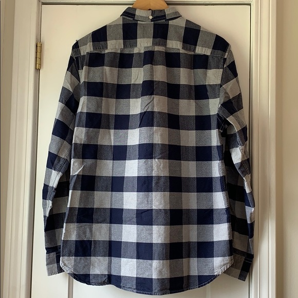 LIKE NEW: OLD NAVY Blue Button Down Shirt, Men’s L - Picture 2 of 7
